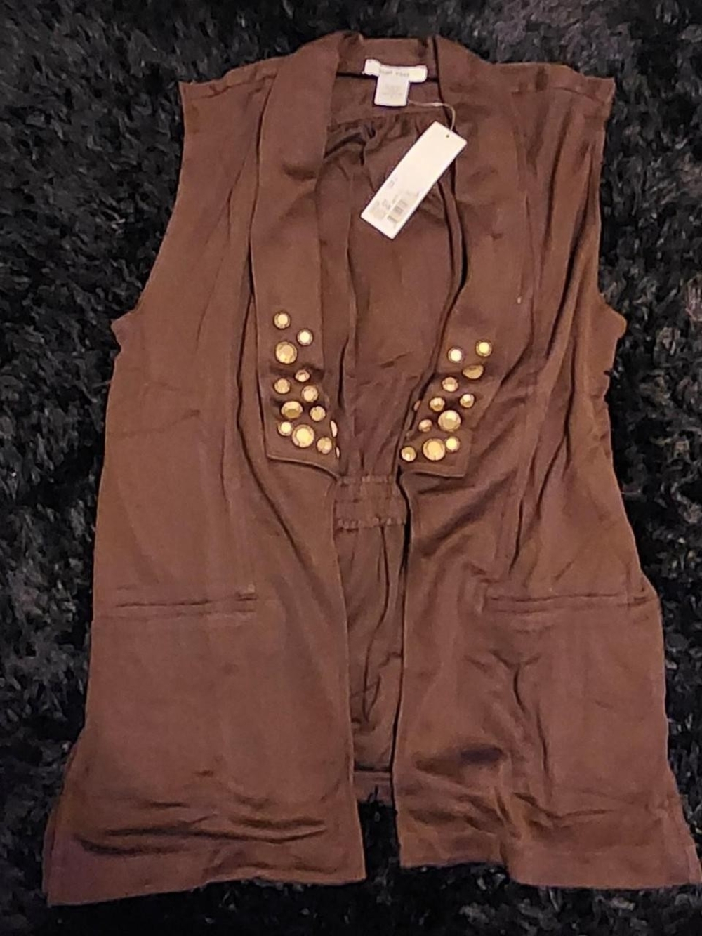 Joan Vass Rivet Vest